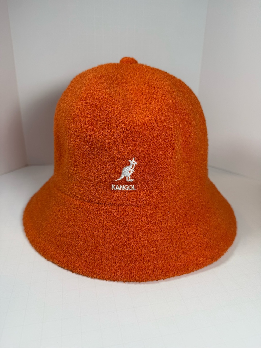 Kangol Bermuda Bucket Hat Orange Adult Unisex Retro Hip Hop Fashion Y2K Street